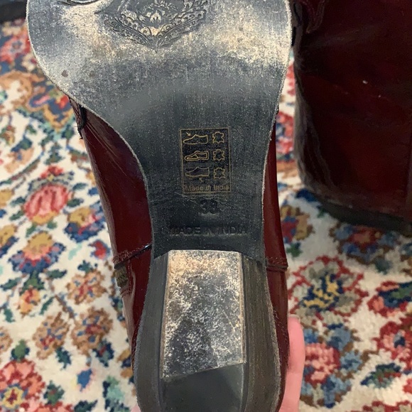 FREE PEOPLE WESTERN NEW FRONTIER PATENT BOOTS - Picture 4 of 6